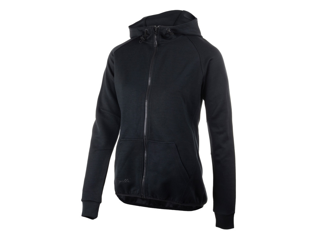 Rogelli Dame Hoodie i Sort - Sportstøj Tilbud!