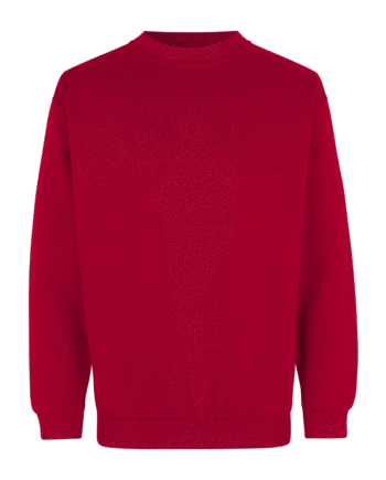 Stilfuld rød sweatshirt til mænd – perfekt til enhver lejlighed!