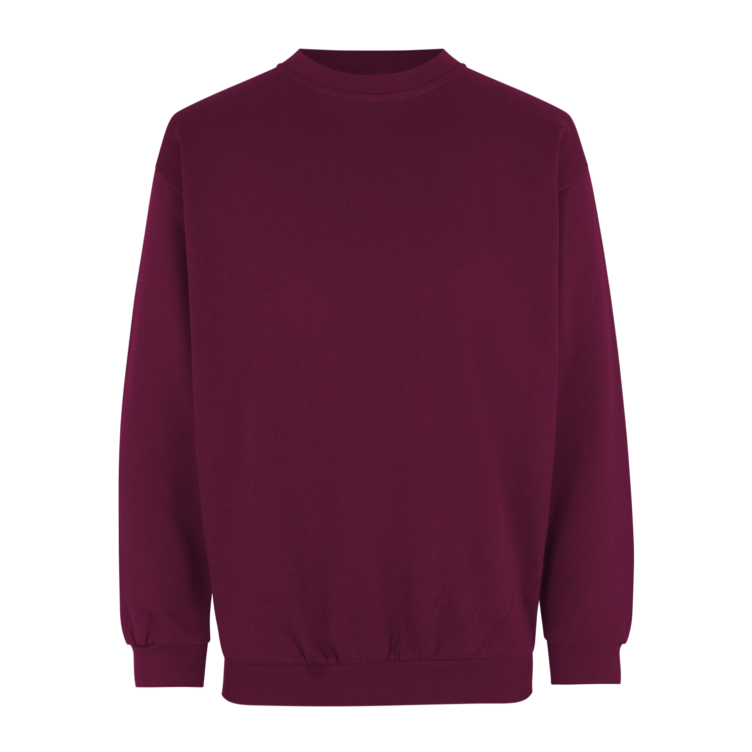 Elegant Bordeaux Sweatshirt til Mænd – Stil og Komfort