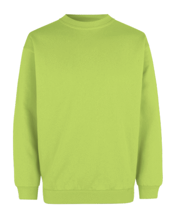 Stilfuld Limegrøn Sweatshirt til Hverdag og Afslapning