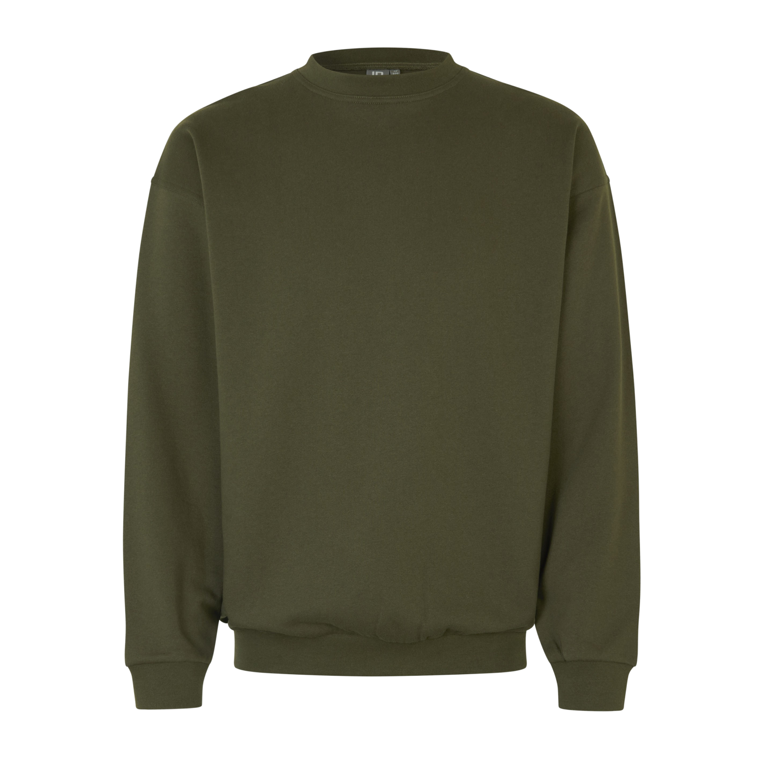 Økologisk Bomulds Sweatshirt til Mænd - Olivenfarvet Must-Have