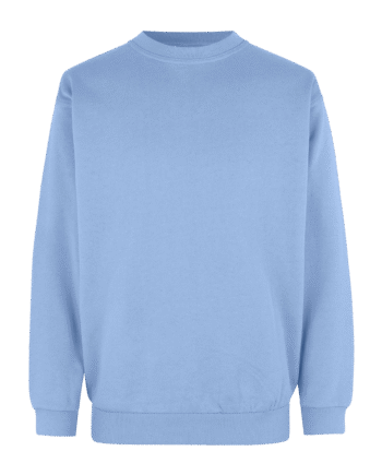 Stilfuld lys blå herre sweatshirt – Black Friday tilbud!