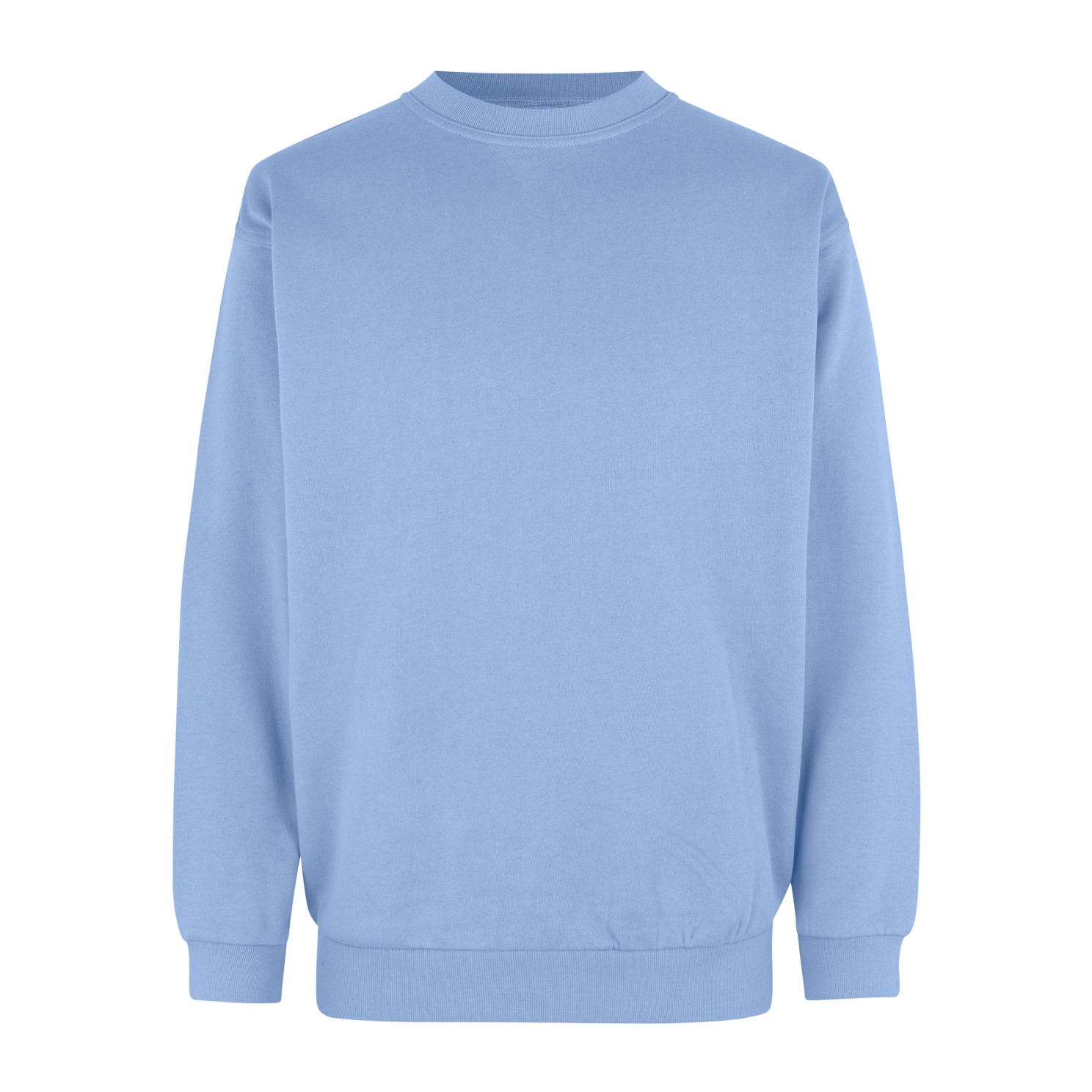 Stilfuld lys blå herre sweatshirt – Black Friday tilbud!