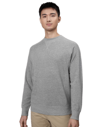 Stilfuld grå sweatshirt til mænd – perfekt til hverdag!