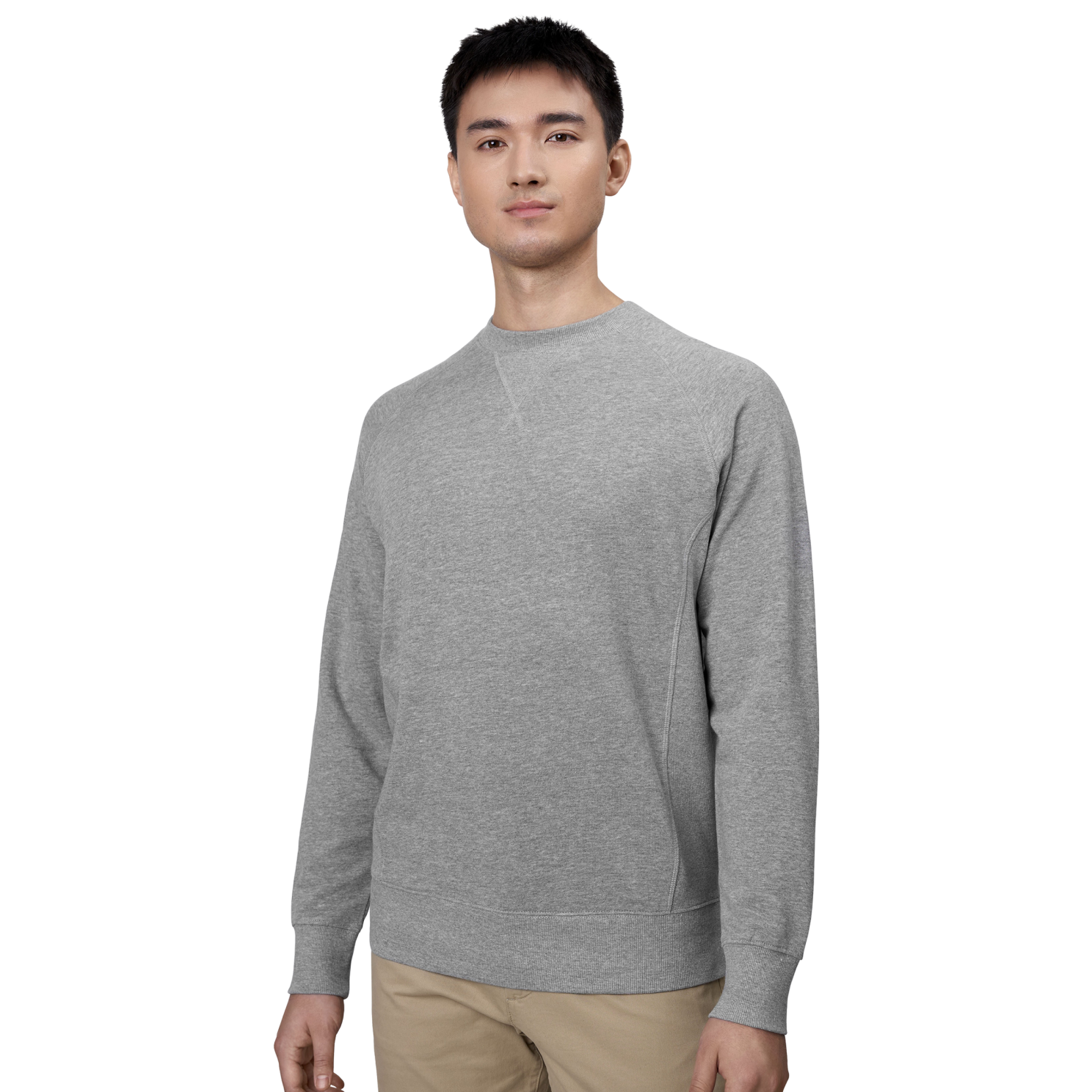 Stilfuld grå sweatshirt til mænd – perfekt til hverdag!