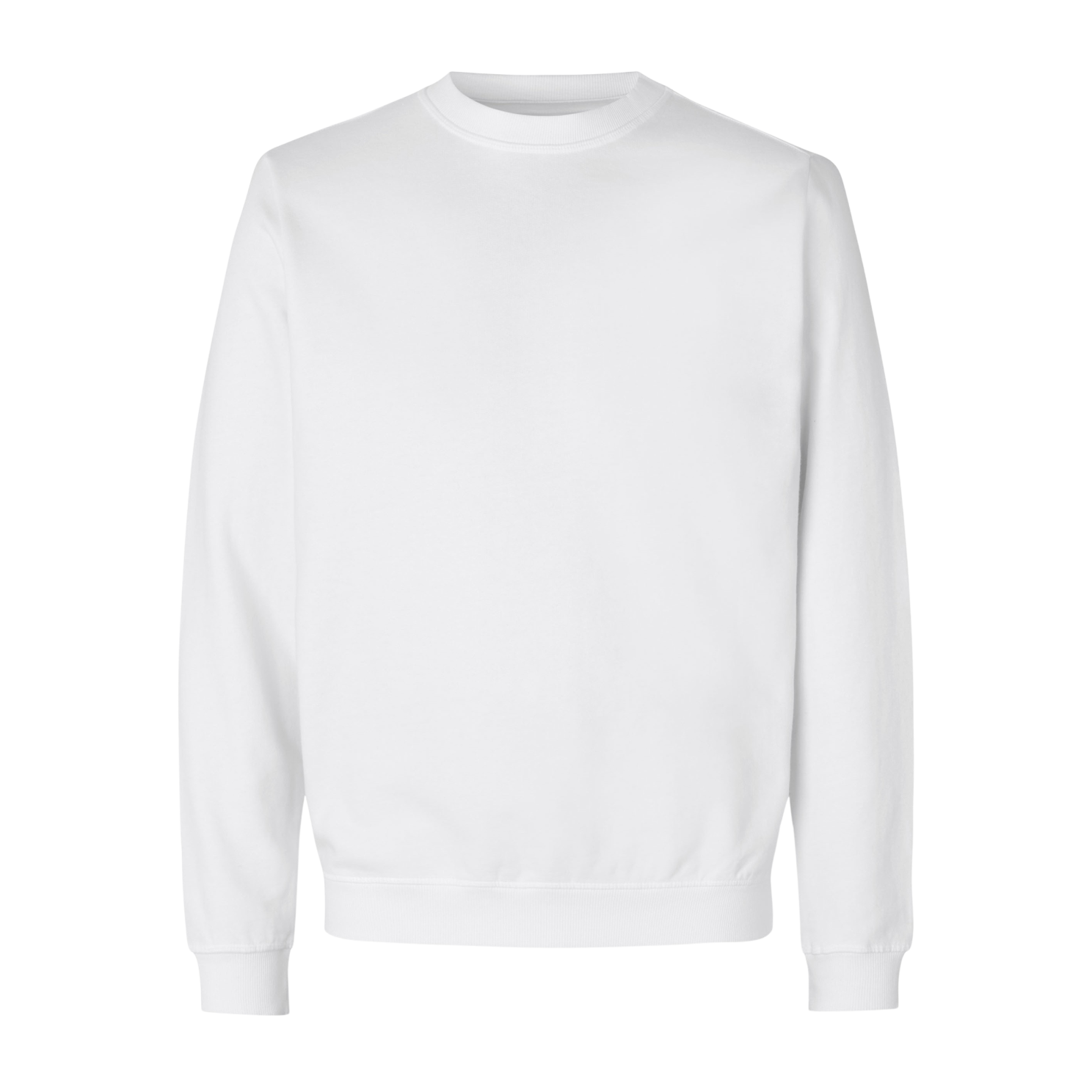 Økologisk Hvid Sweatshirt til Mænd – Bæredygtig Komfort