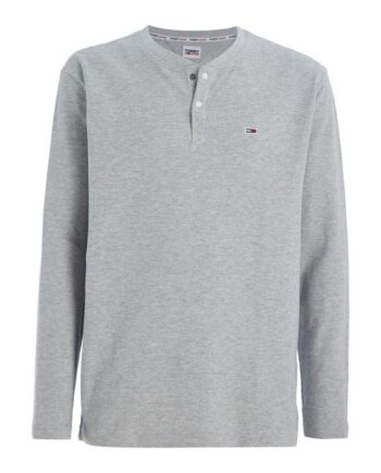 Tjm Waffle Henley T-shirt i Grå – Fantastisk Tilbud!