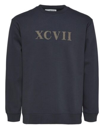 Afslappende Blå Sweatshirt – Komfort til Hverdagen