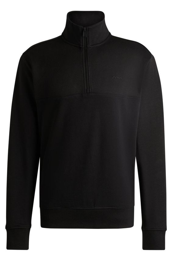 BOSS Lynlås Sweatshirt – Stilfuld Komfort til Hverdagen