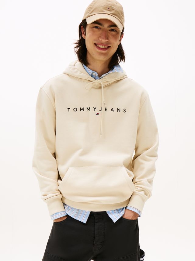 Tjm Reg Linear Logo Hoodie – Grøn med Tilbud!