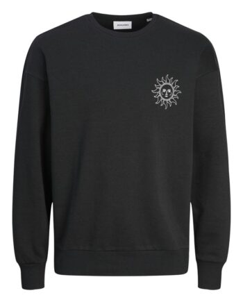 Jjmystic Sort Crew Neck Sweatshirt – Fantastisk tilbud!