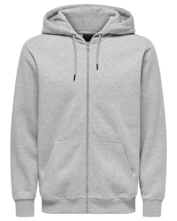 Onsceres Zip Thr Hoodie - Komfortabel Sweatshirt til Alle