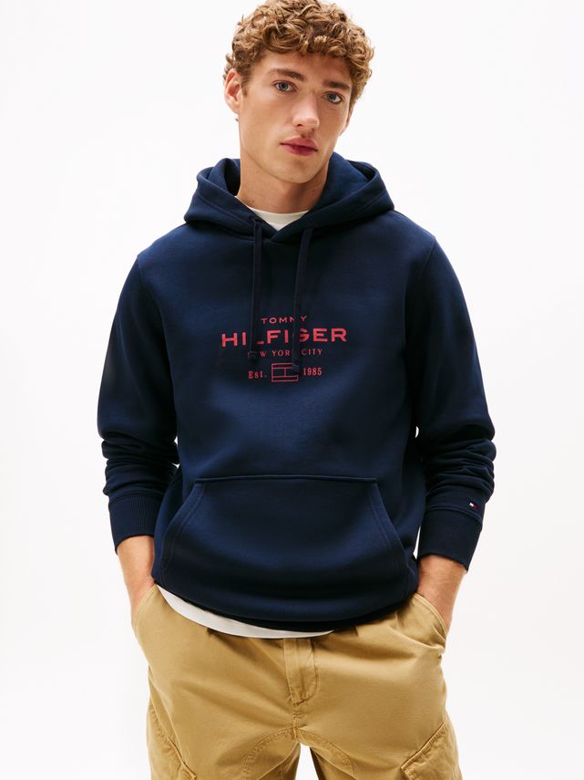 Oval Grafisk Hoodie – Fantastisk Tilbud til Din Garderobe!