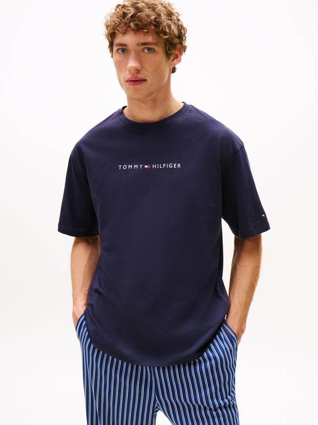 Tee Cont Logo – Blå T-shirt på udsalg! Opgrader din stil.