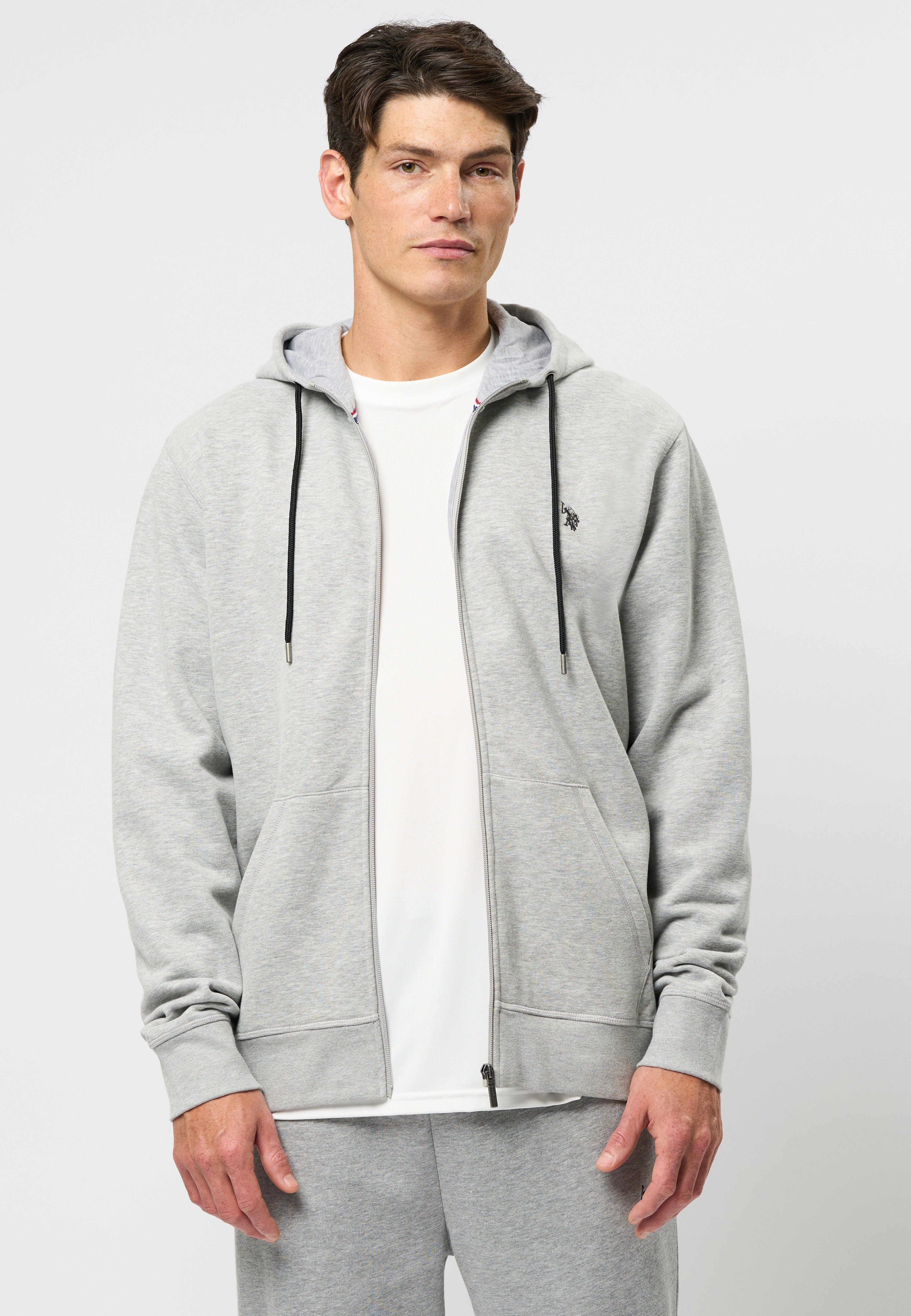 Elegant Otto Fuld Lynlås Hoodie til Mænd – Komfortabel Stil