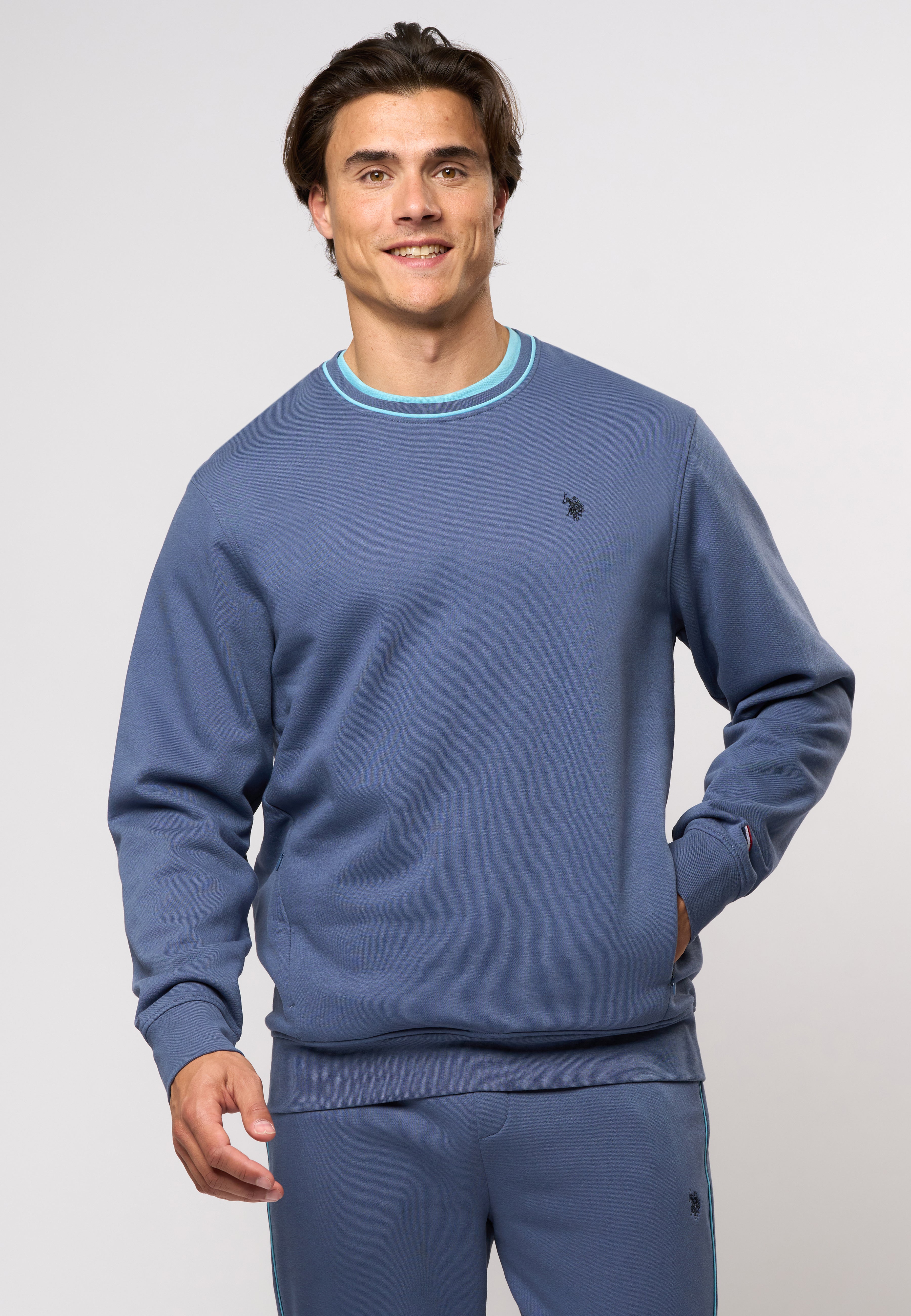 Moderne sweatshirt til mænd med lynlåslommer – Must-have!