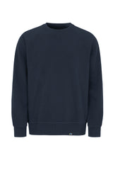 Stilfuld Navy Terry Crew Neck Sweatshirt til Mænd
