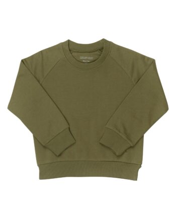 Klassisk Mørkegrøn Sweatshirt i Økologisk Bomuld - Tilbud!