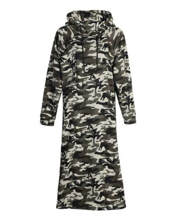 Libert Sue Long Hoodie Dress Camo