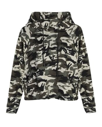 Libert Sue Camo Hoodie – Trendy camouflage med gratis fragt!