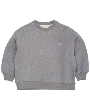 Classic Sweatshirt Logo Emb Grey Mel Grey Mel