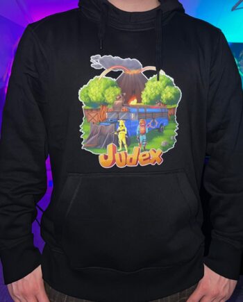 Judex Fortnite Battlebus Hoodie – Ideel til gamer-fans!