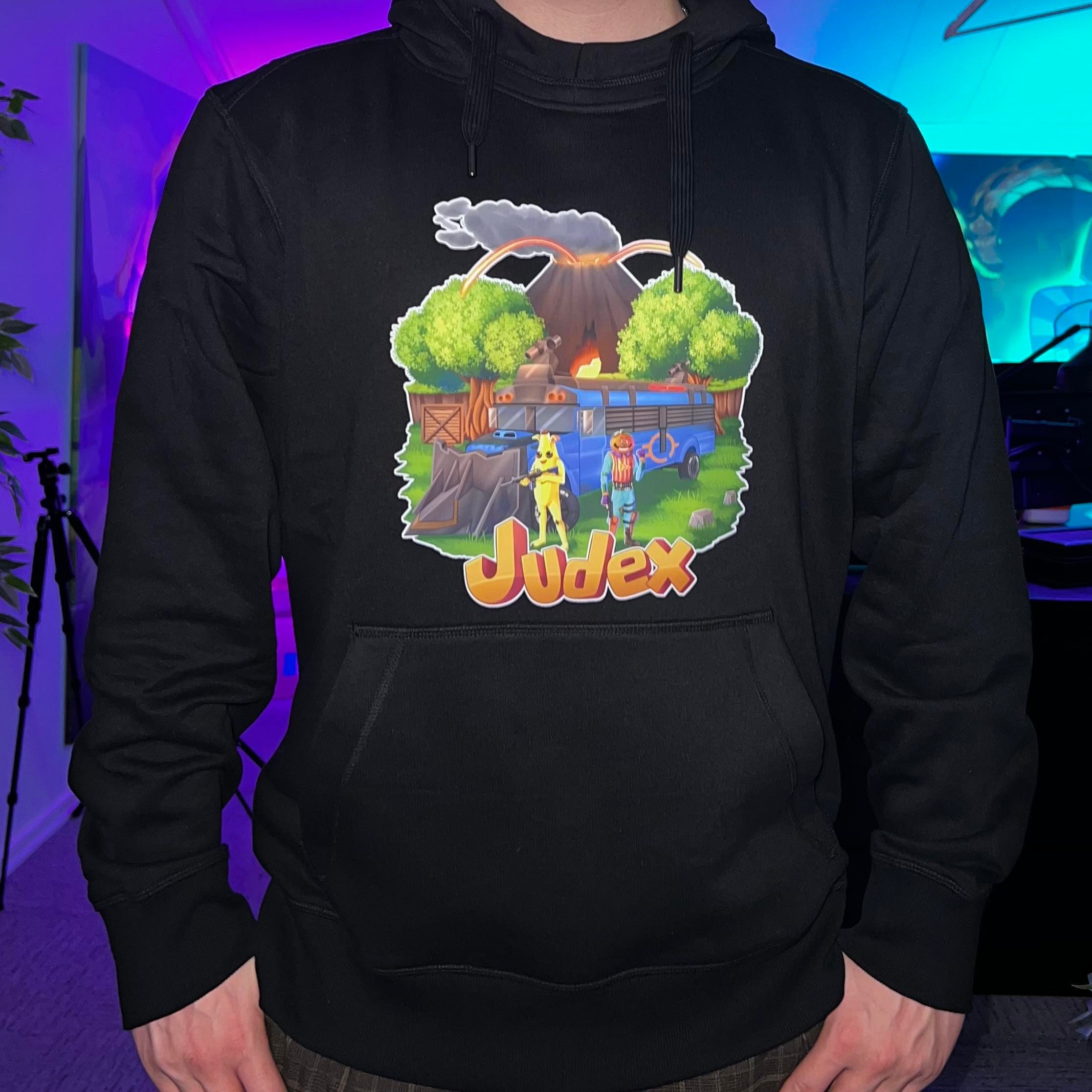 Judex Fortnite Battlebus Hoodie – Ideel til gamer-fans!