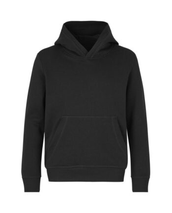 Unisex Børne Hoodie i Sort - Hurtig Levering!
