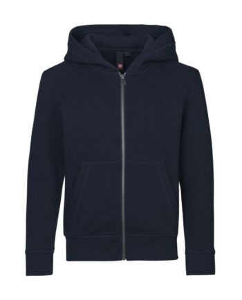 Børns Navy Hættetrøje - Hurtig Levering & Komfort!