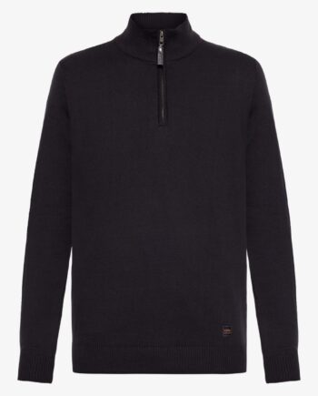 Signal Strik Klaus Halfzip i Sort - 100% Økologisk Bomuld