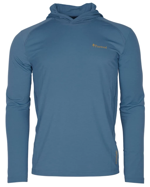 Pinewood Naturesafe Hættetrøje – Fog Blue Tilbud!