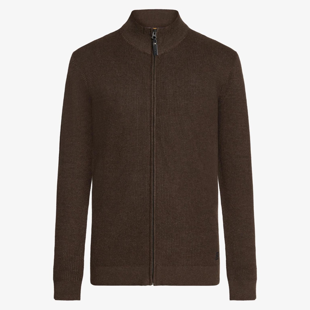 Elegant cardigan i dyb marine melange – Signal Kai