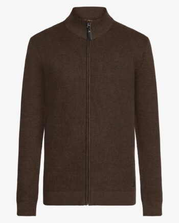 Signal Cardigan Kai – Komfortabel Brun Melange til Hjemmet