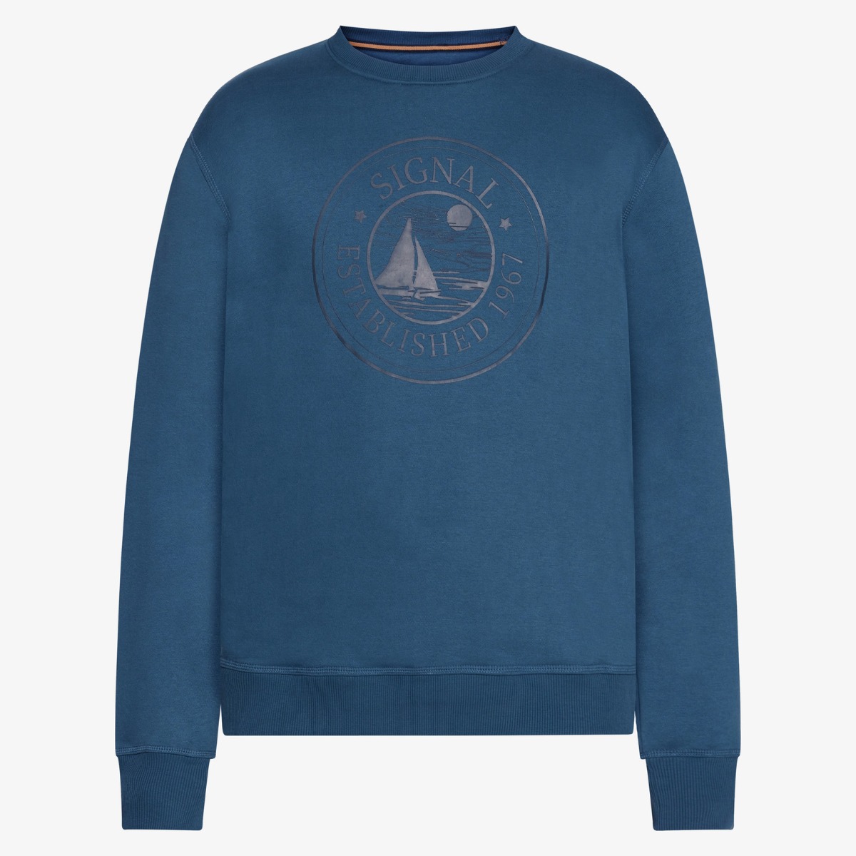 Elegant sweatshirt i dyb marine – Signal Sweatee Shirt Tim