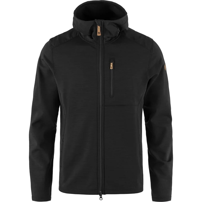 Fjallraven Keb Fleece Hættetrøje til kvinder – Sort tilbud!