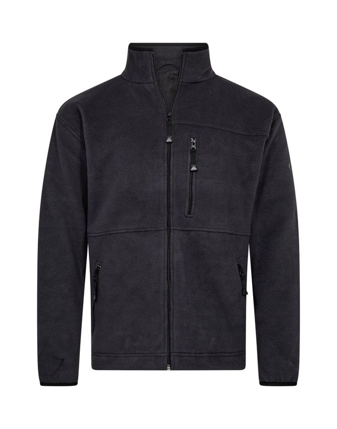 Lun Fleece Sweatshirt med Lynlås til Kølige Aftener