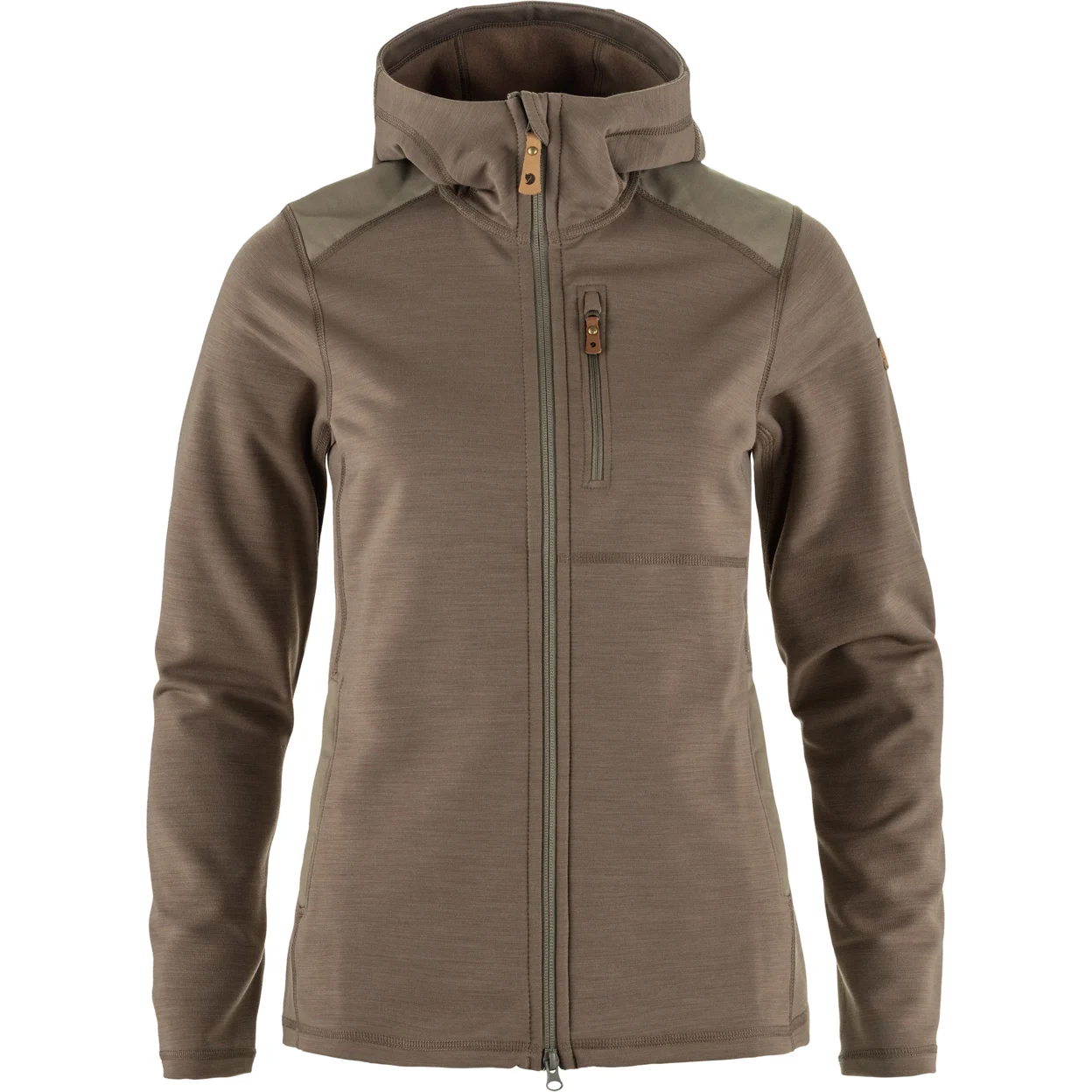Fjallraven Keb Fleece Hoodie – Bæredygtig Brun til Eventyr