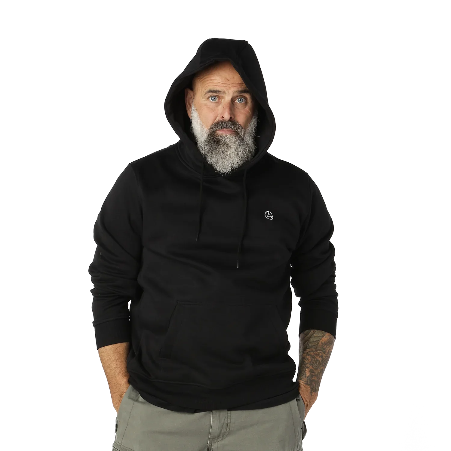 Tung Sort Hoodie – Stilfuld Komfort til Hverdagen