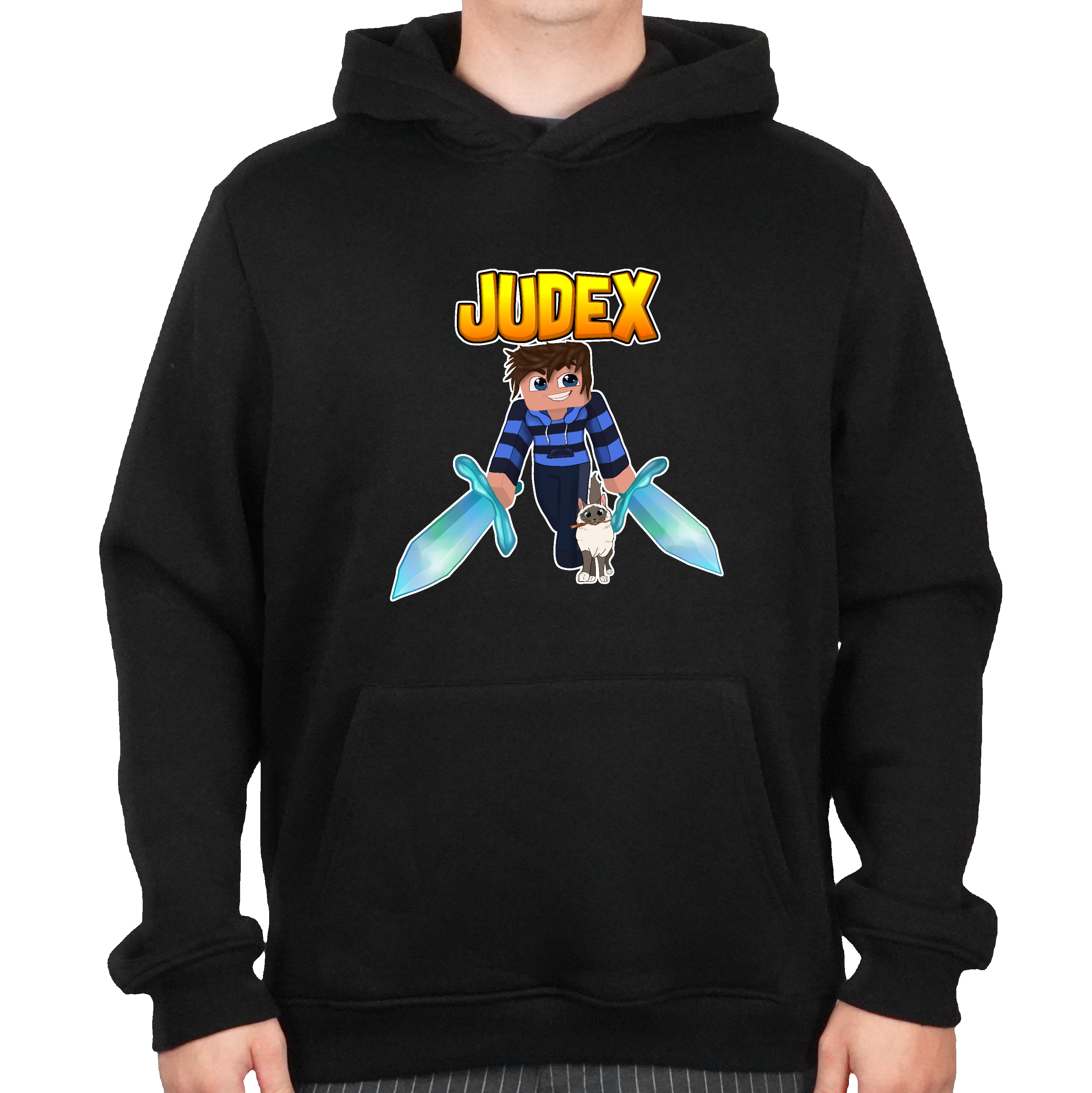 Judex Kriger Hoodie i Sort – KABOOM Kollektion Tilbud!