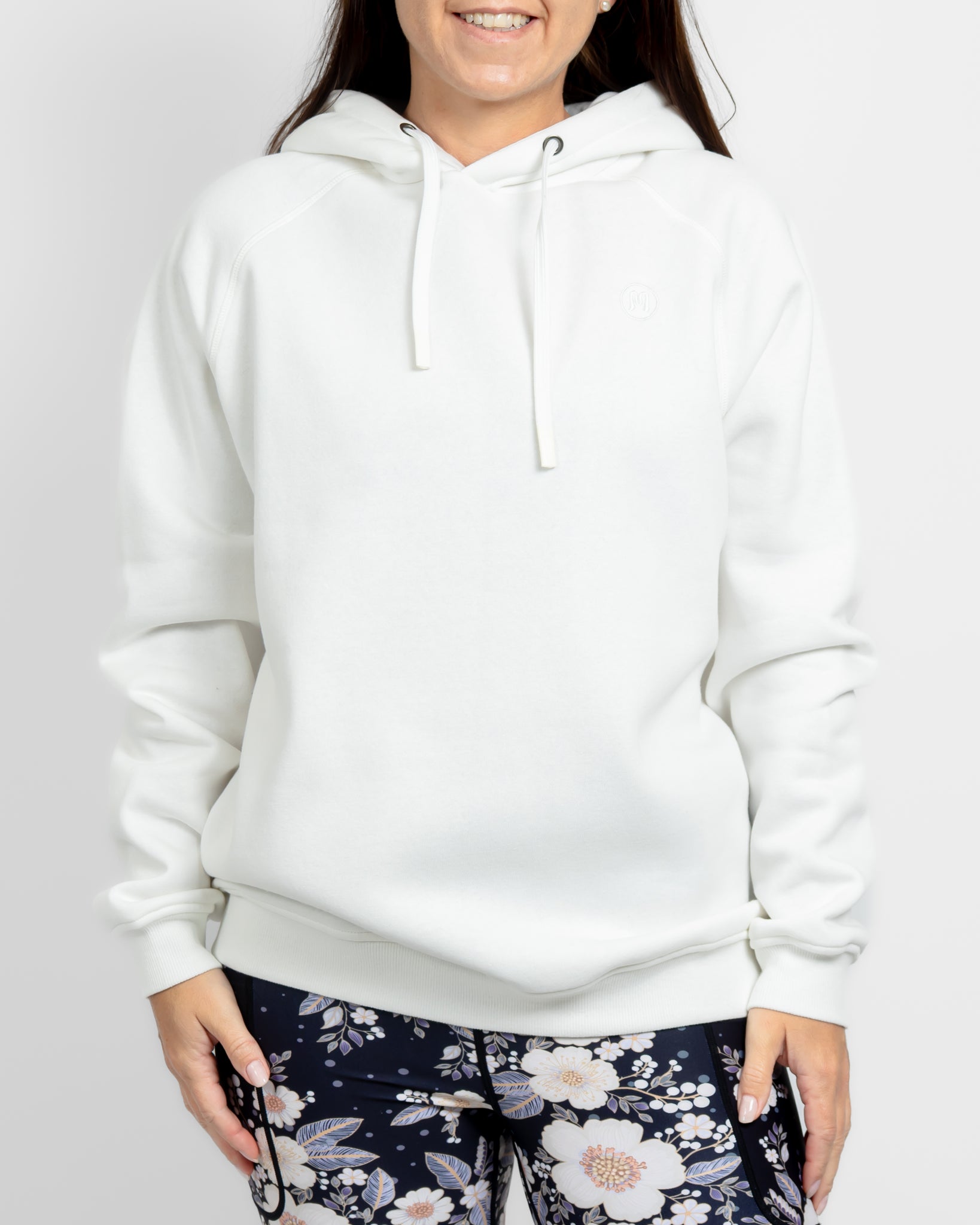 Ida Klassisk Off White Hoodie – Stilfuld og Komfortabel