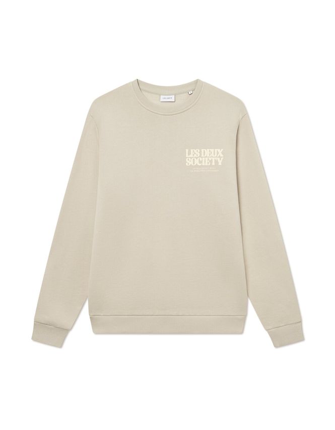 Samfunds Hoodie med Unikt Rygprint - Trendy Must-Have!