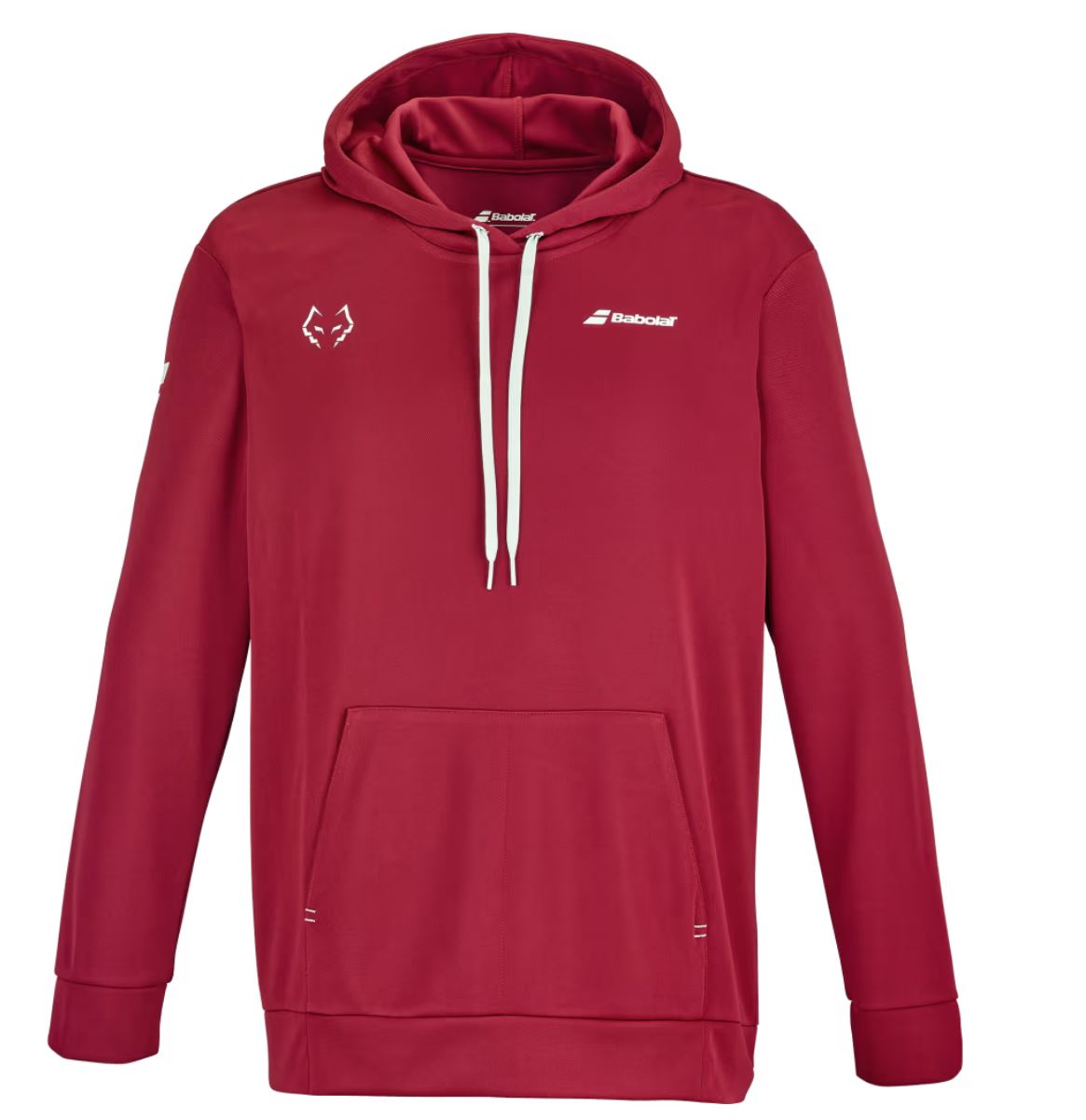 Babolat Hoodie Juan Lebron i Rød Dahlia – Fantastisk Tilbud!