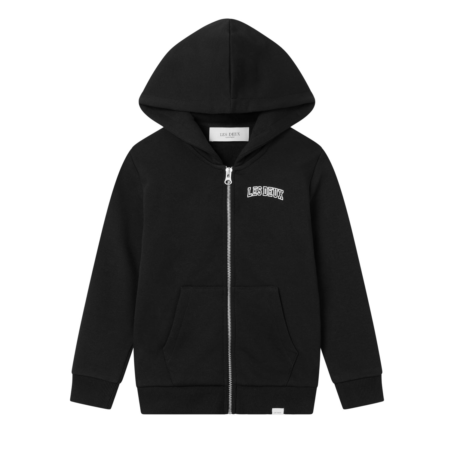 Les Deux Hoodie Blake Zipper Sort