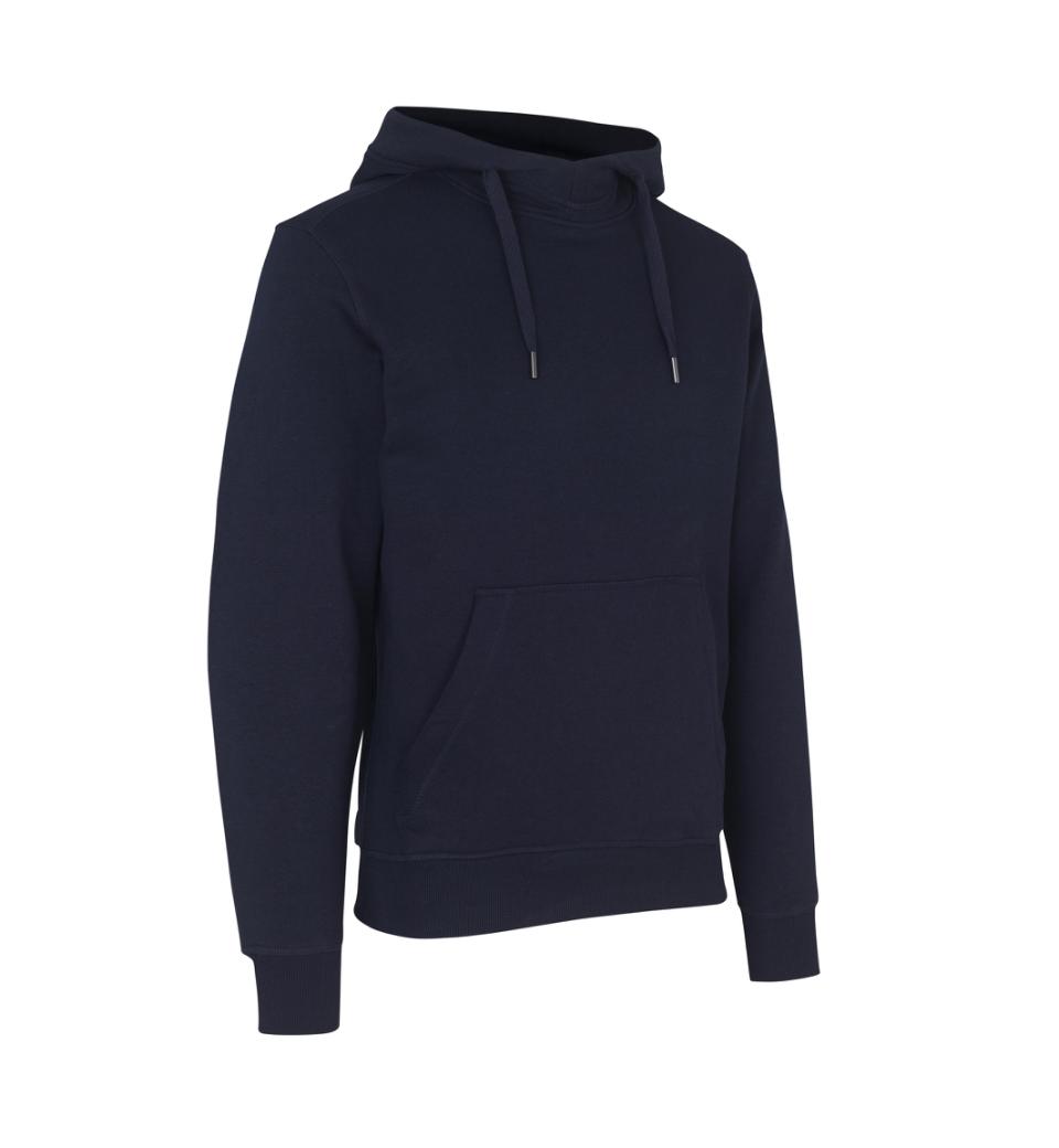 Stilfuld Navy Hoodie med Logo - Komfort til Hverdagen