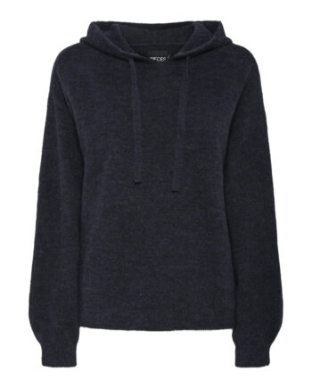 Elegant Hoodie til Damer i Maritime Blå Melange - Must-Have!