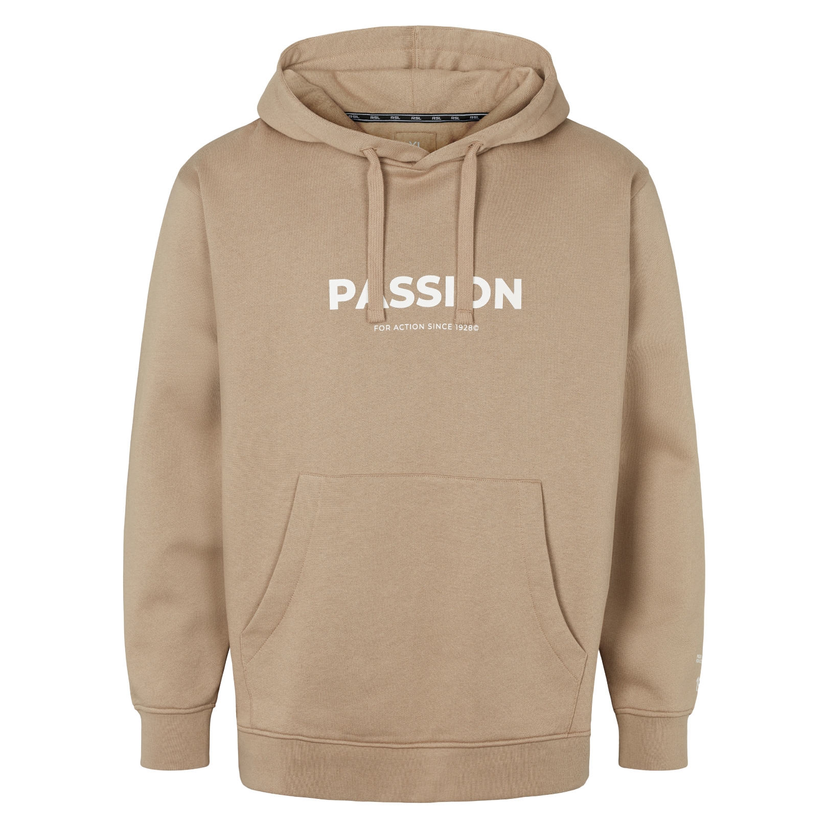 RSL Cardiff Badminton Hoodie Pebble – Trendy Sportstrøje
