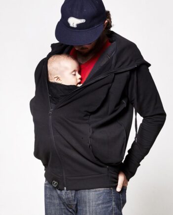 Kærlig Radius Forældre Hoodie - Sort til moderne forældre