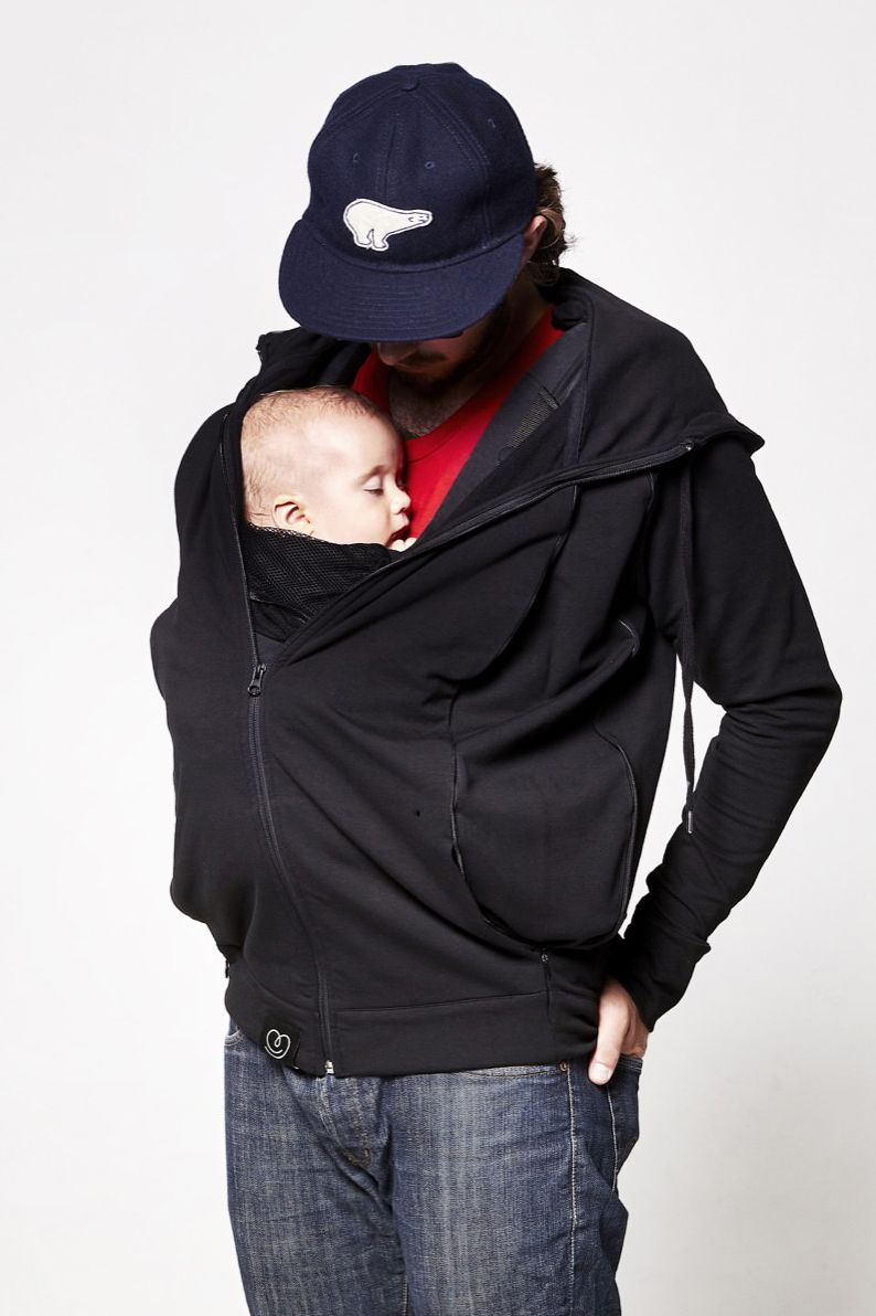 Kærlig Radius Forældre Hoodie - Sort til moderne forældre