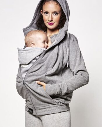Kærlig Radius Forældre Hoodie i Grå – Uundgåelig til Forældre