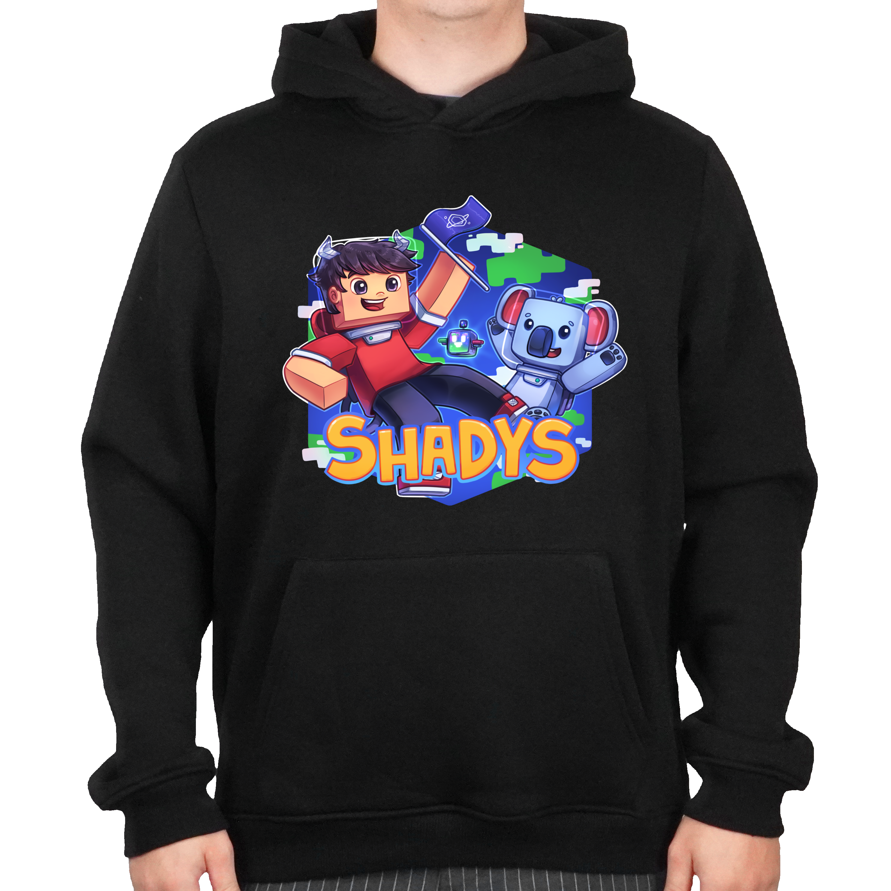 Shadys Koala Hoodie Sort